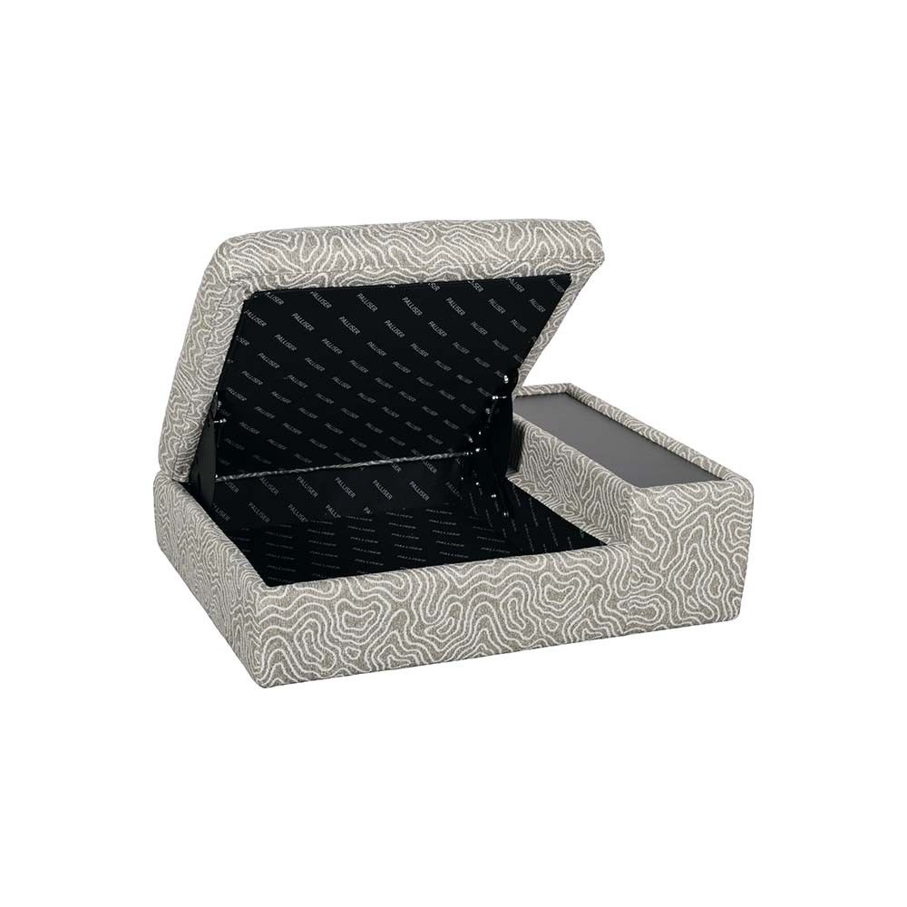 Picture of Madison Storage Ottoman with Table - Putty