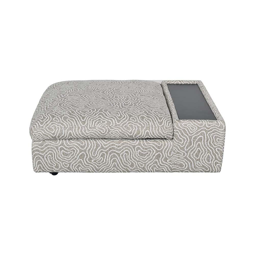 Picture of Madison Storage Ottoman with Table - Putty