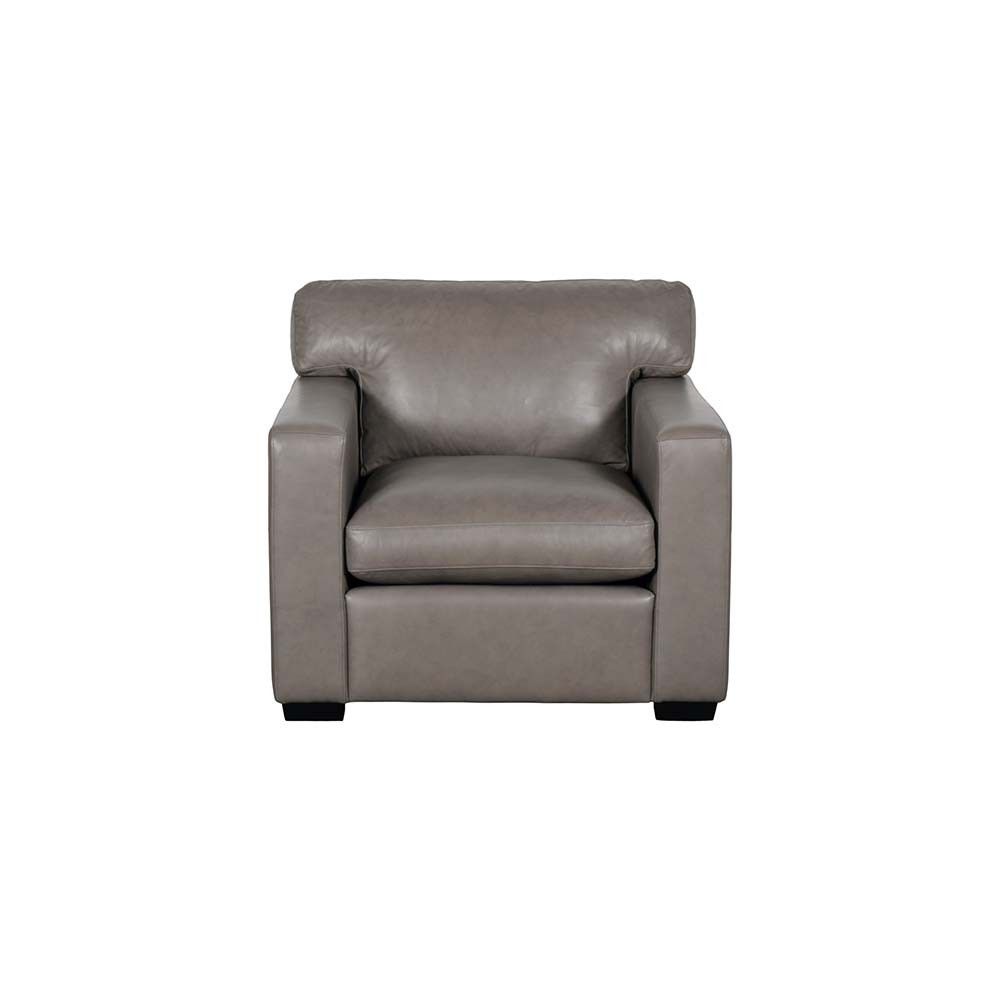 Picture of Madison Leather Track Arm Chair - Sable