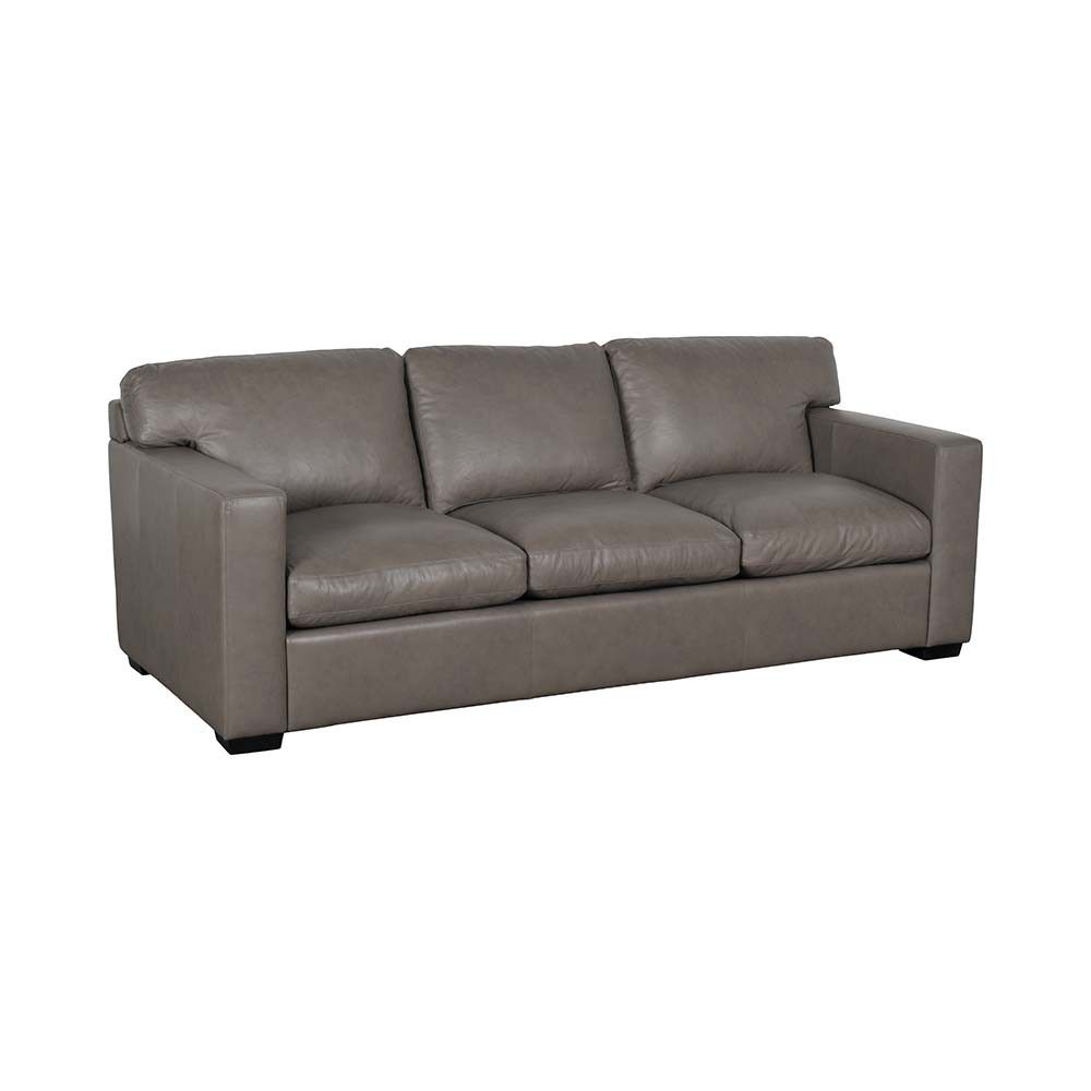 Picture of Madison Leather Track Arm Sofa - Sable