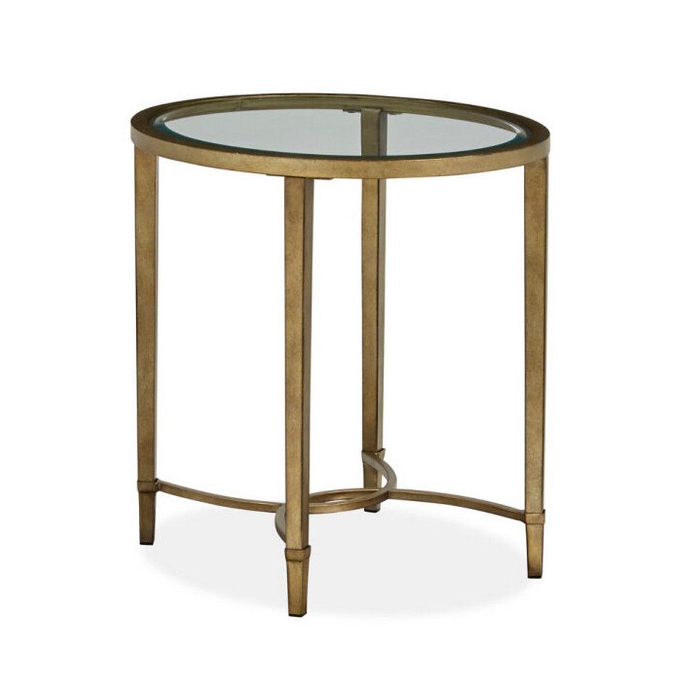 Copia End Table - Antique Silver Copia End Table - Antique Silver