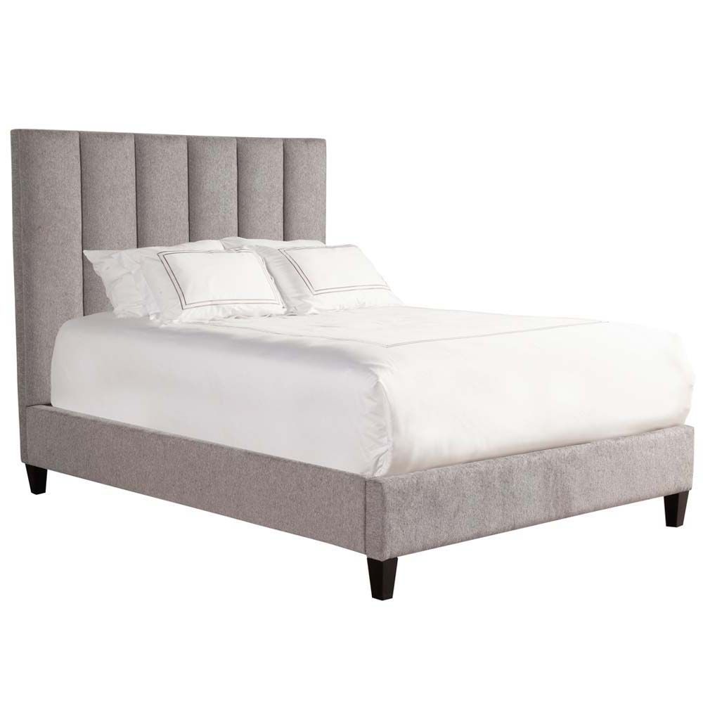 Picture of Avery Upholstered Bed - Gray - King