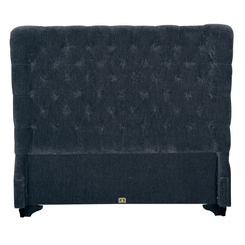 Picture of Chloe Upholstered Headboard - Gray - Queen