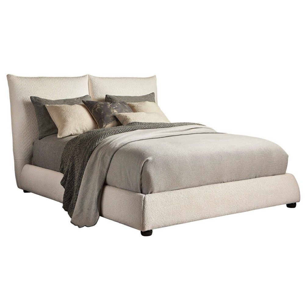 Picture of Cumulus Upholstered Bed - Snow