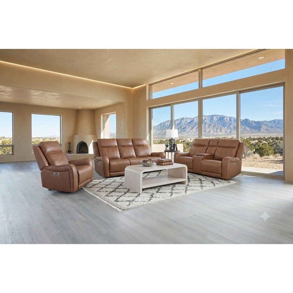 Picture of Haywood Power Glider Recliner - Butternut P2