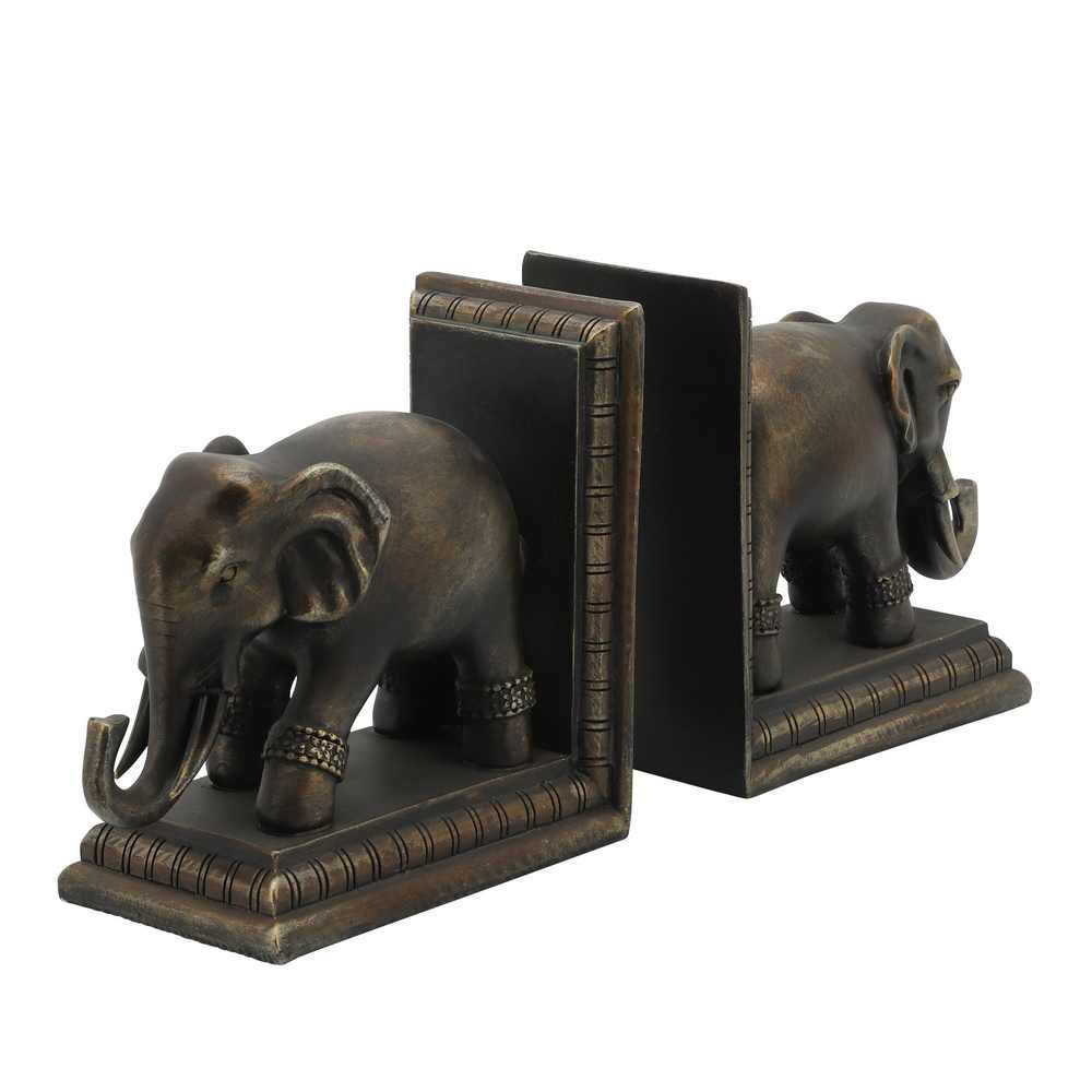 Picture of Polished Elephant Bookends - Set of 2