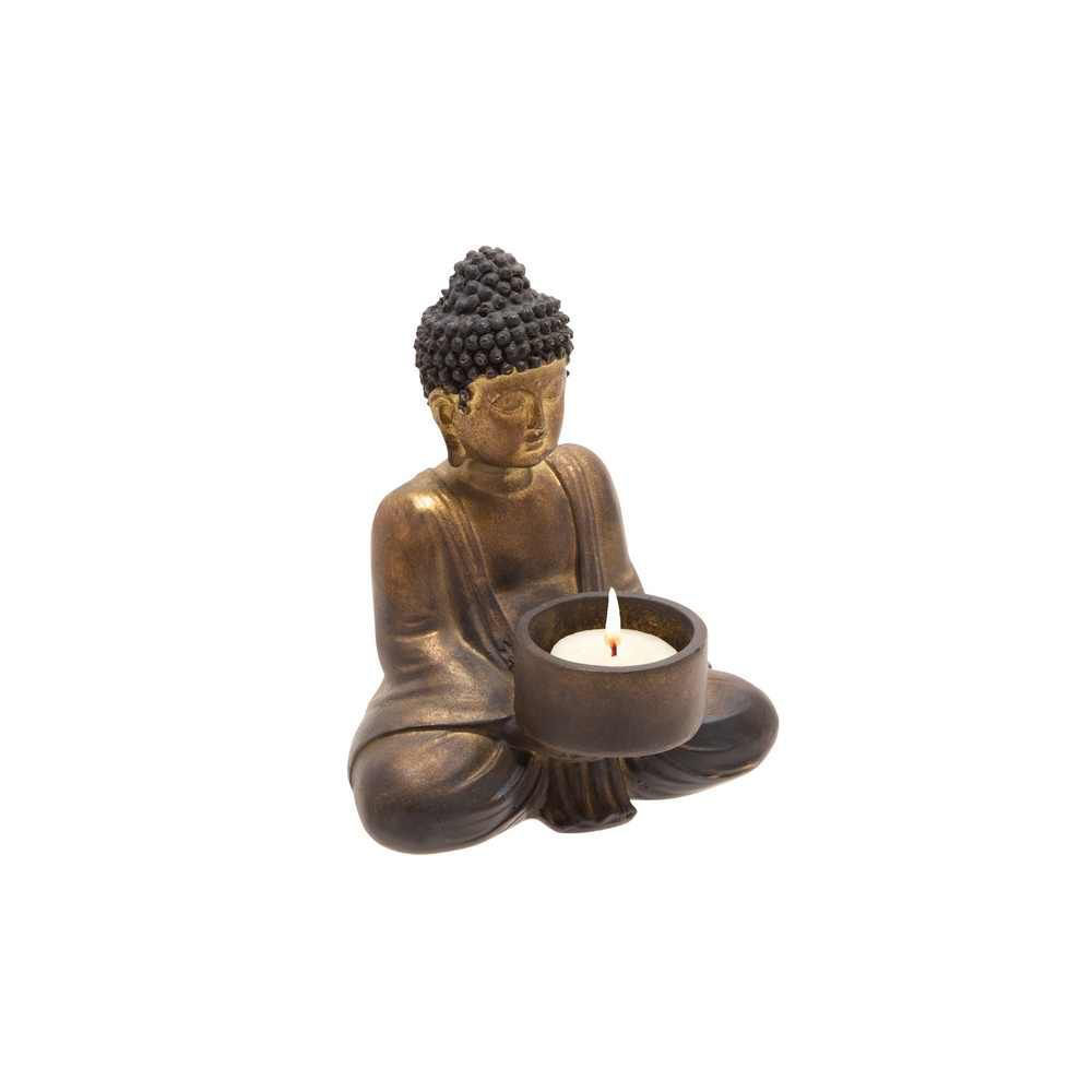 Picture of Sitting Buddha Tealight Candle Holder - Copper
