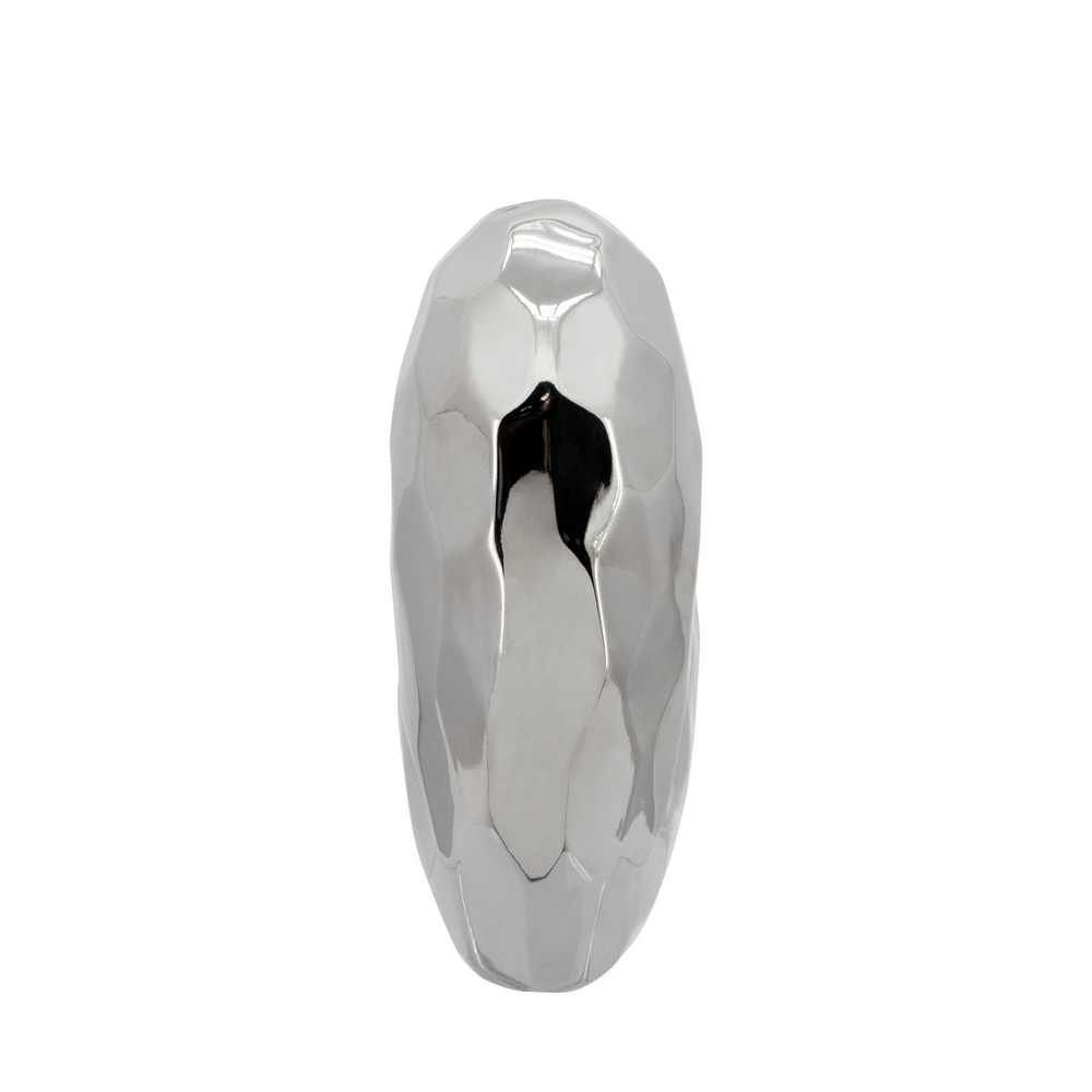 Picture of Ceramic 7.75" Heart Sculpture - Silver