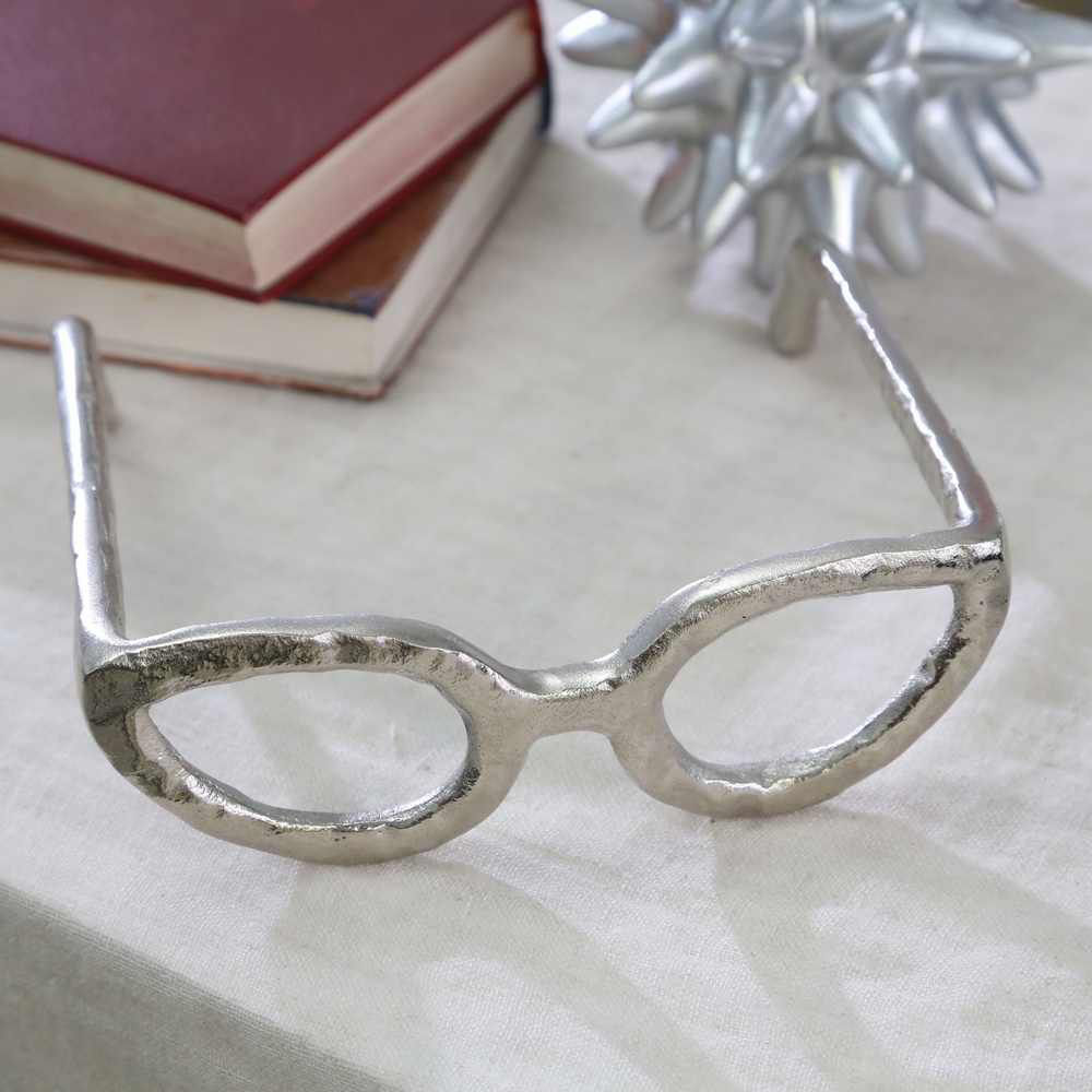 Picture of Glasses Sculpture - Silver