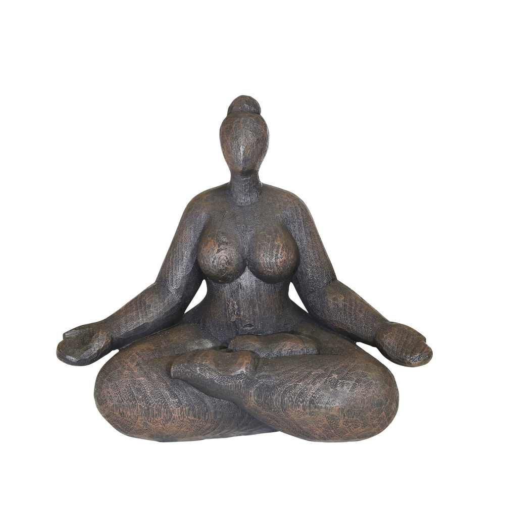 Yoga Statue Figurines Wooden Yoga Poses Meditation Statue - Handmade Wood  Carving Yoga Pose Sculpture Tabletop Ornaments - AliExpress