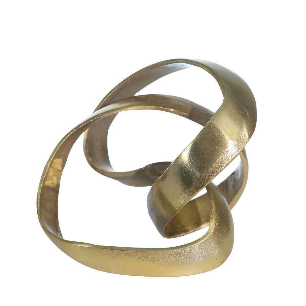 Picture of Knot 7" Aluminium Scultpure - Gold