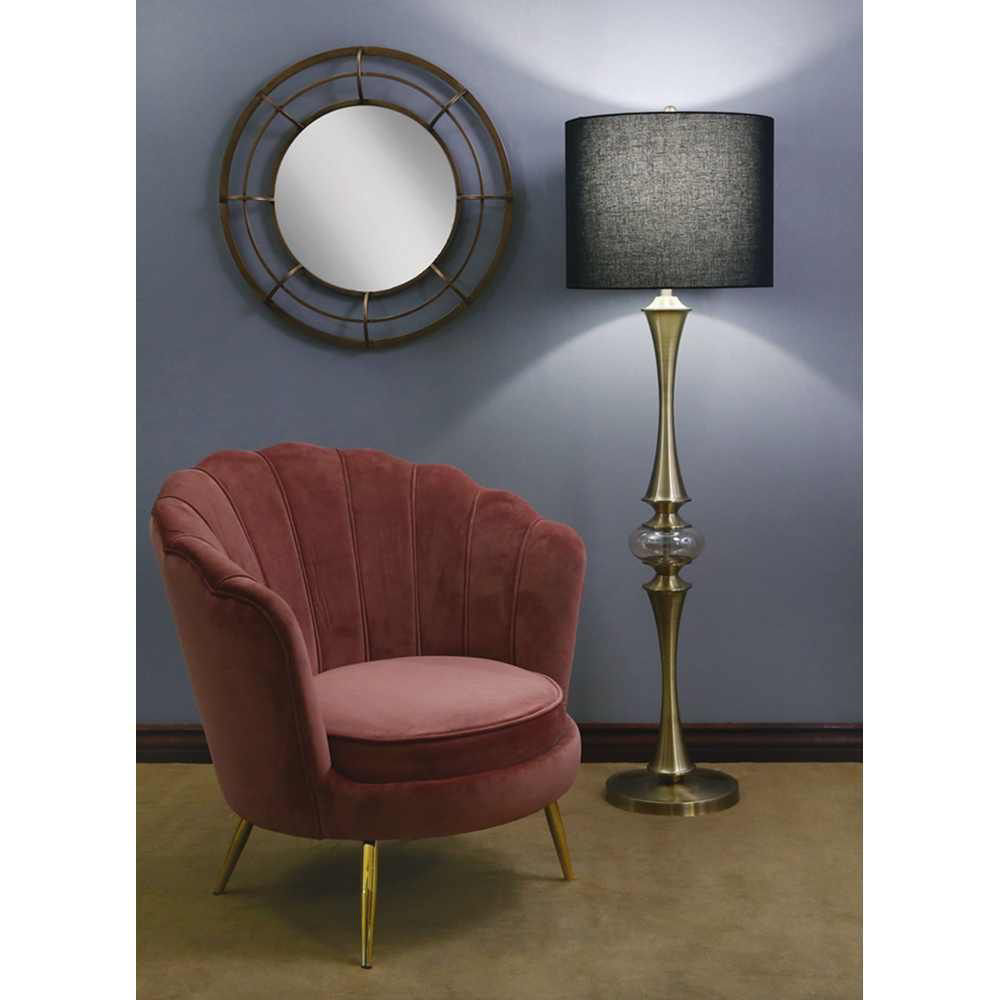 Picture of Wall Mirror 28" Metal Frame - Gold