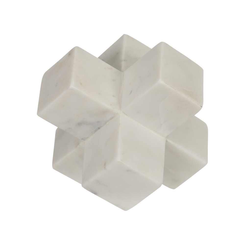 Picture of Marble 7" Jack Decor - White