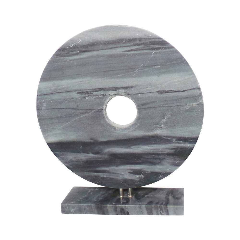 Picture of Marble 16" Disk with a Base - Gray