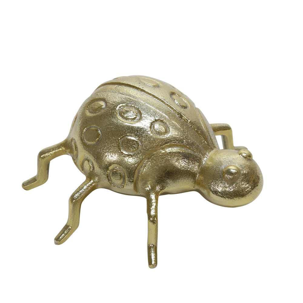 Picture of Metal 8" Ladybug Table Figurine - Gold