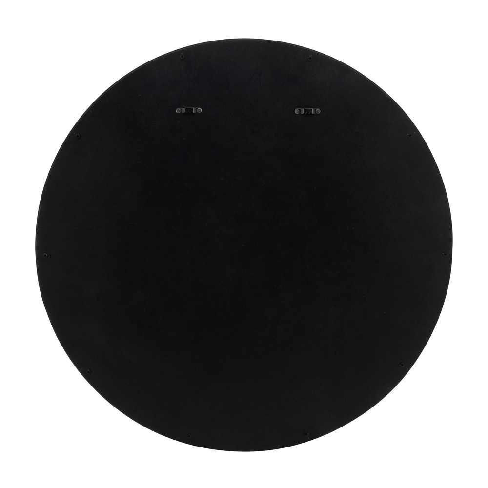 Picture of Gold Accent 29" Round Mirror - Black