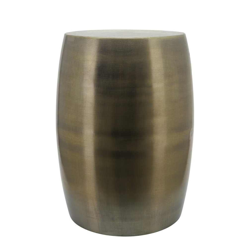 Picture of Metal 18" Barrel Shaped Stool - Gold