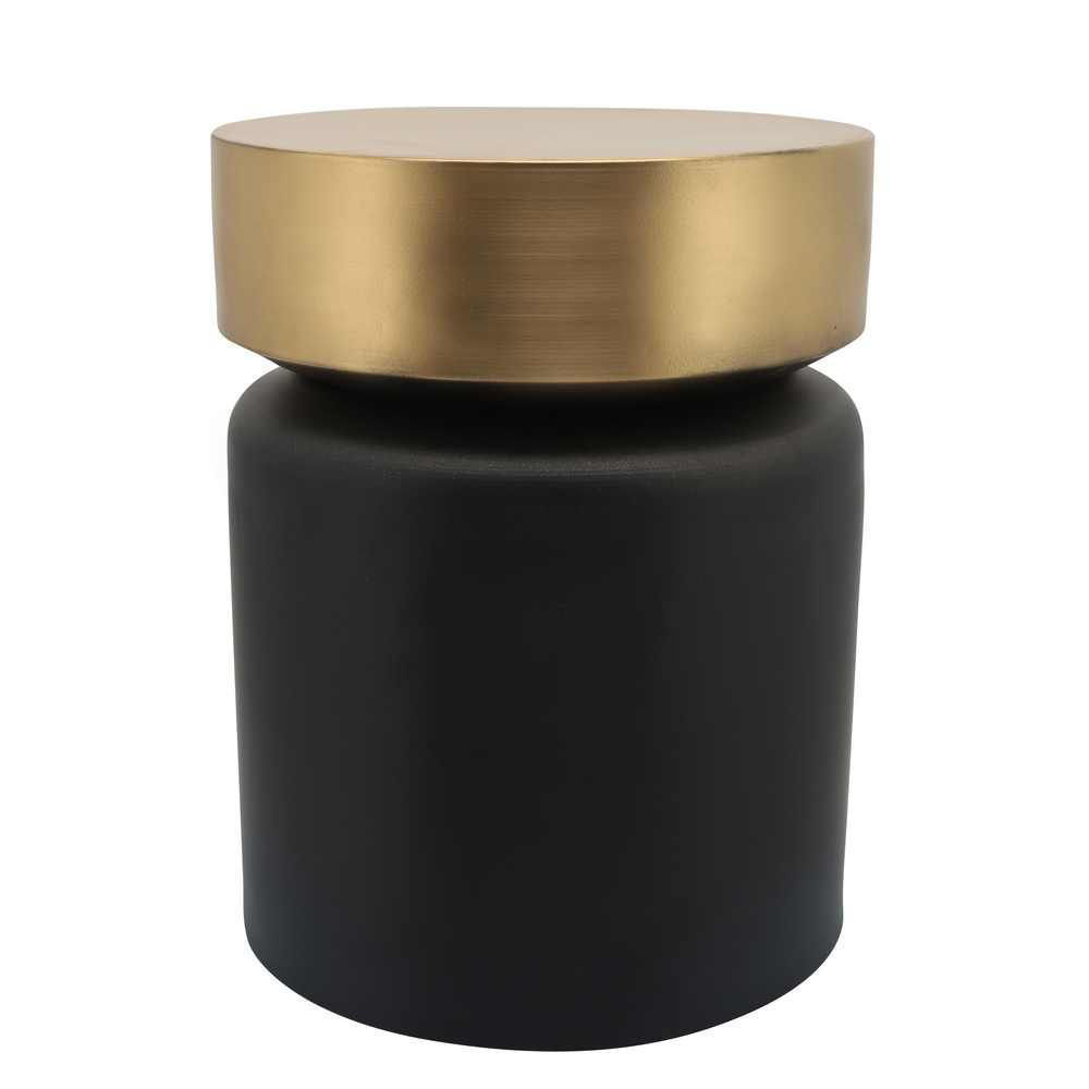 Picture of Metal 18" 2-Tone Stool - Black and Gold