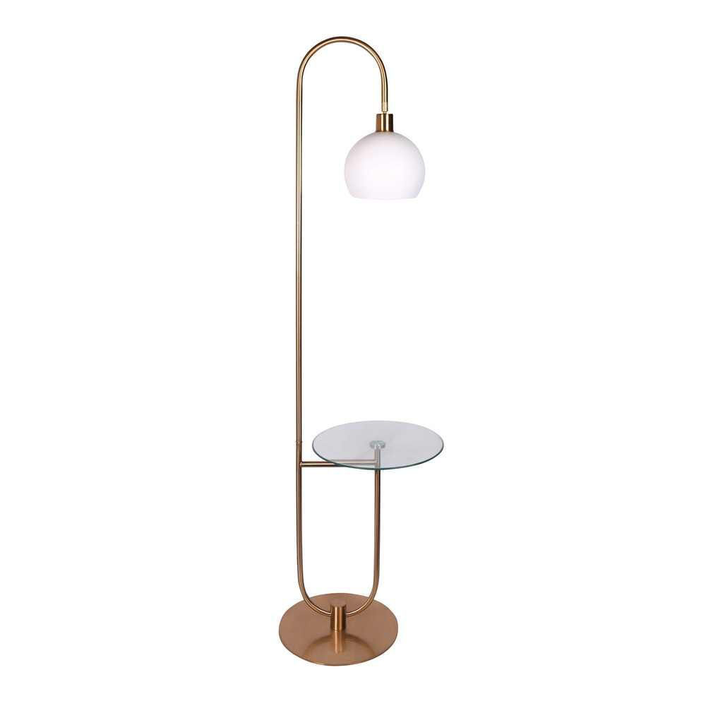 Picture of Metal 71" End Table Floor Lamp - Gold