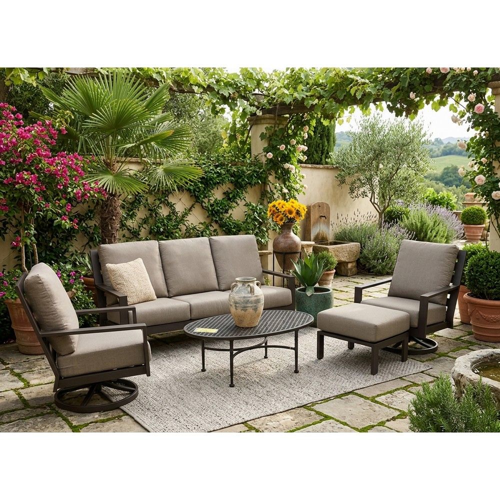 Picture of Oslo Outdoor Club Swivel Rocker