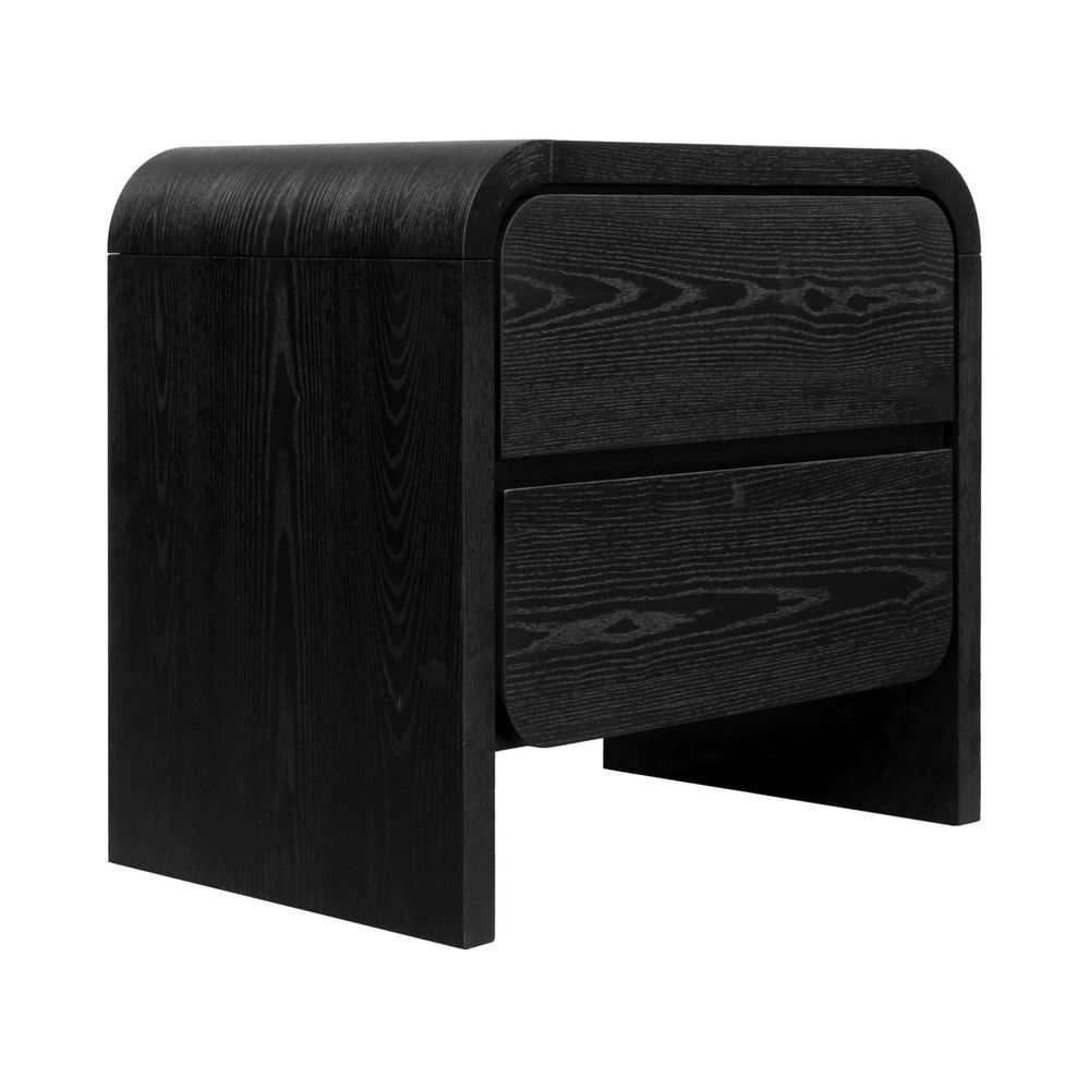 Picture of Dillon 2-Drawer Nightstand - Jet Black