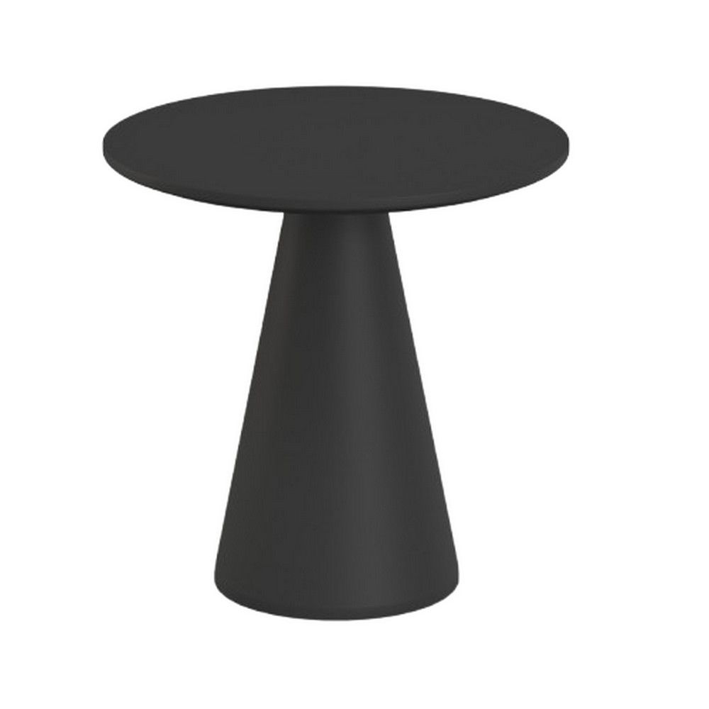 Picture of Dark Gray Outdoor Pedestal Pub Table