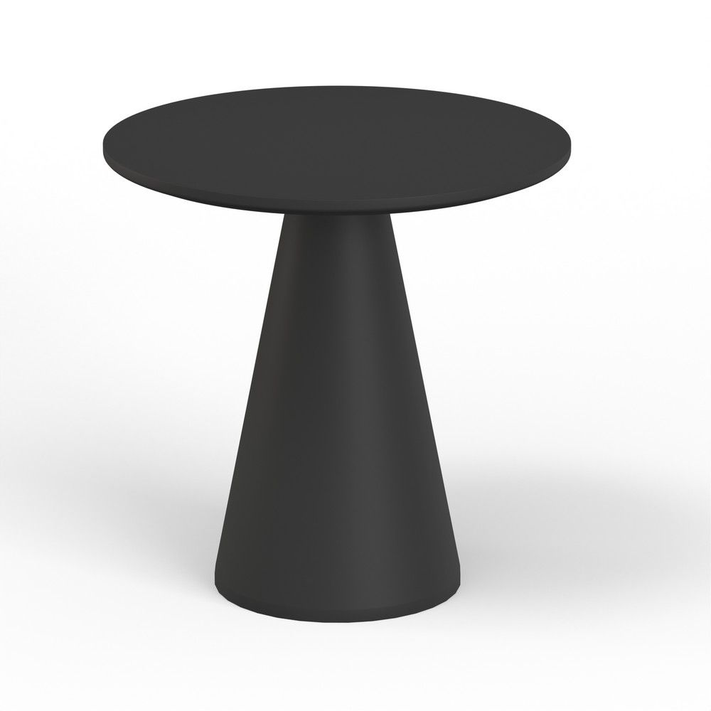 Picture of Dark Gray Outdoor Pedestal Pub Table