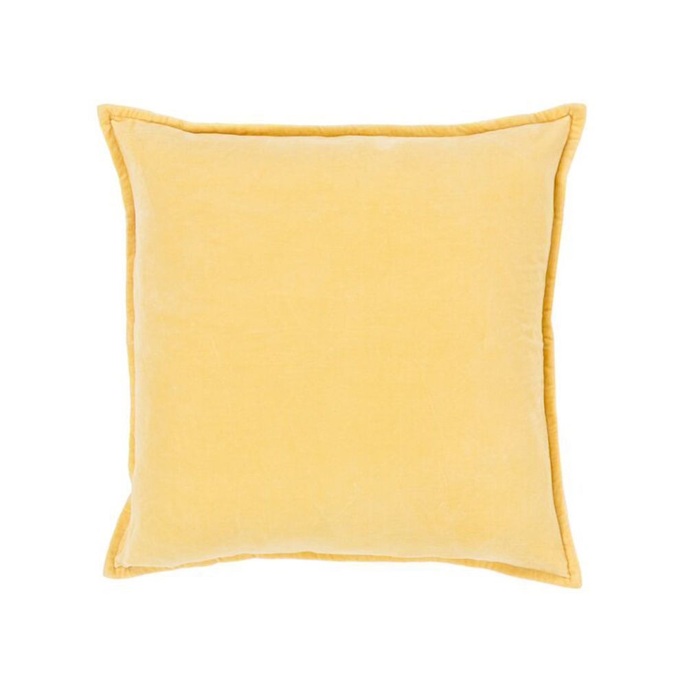 Picture of Cotton Velvet Pillow - Yellow