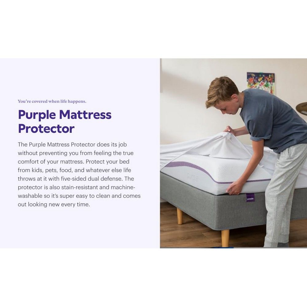 NEW Purple Mattress hotsell Five-Sided Dual-Layer Defense Pad Bedding Full Bed