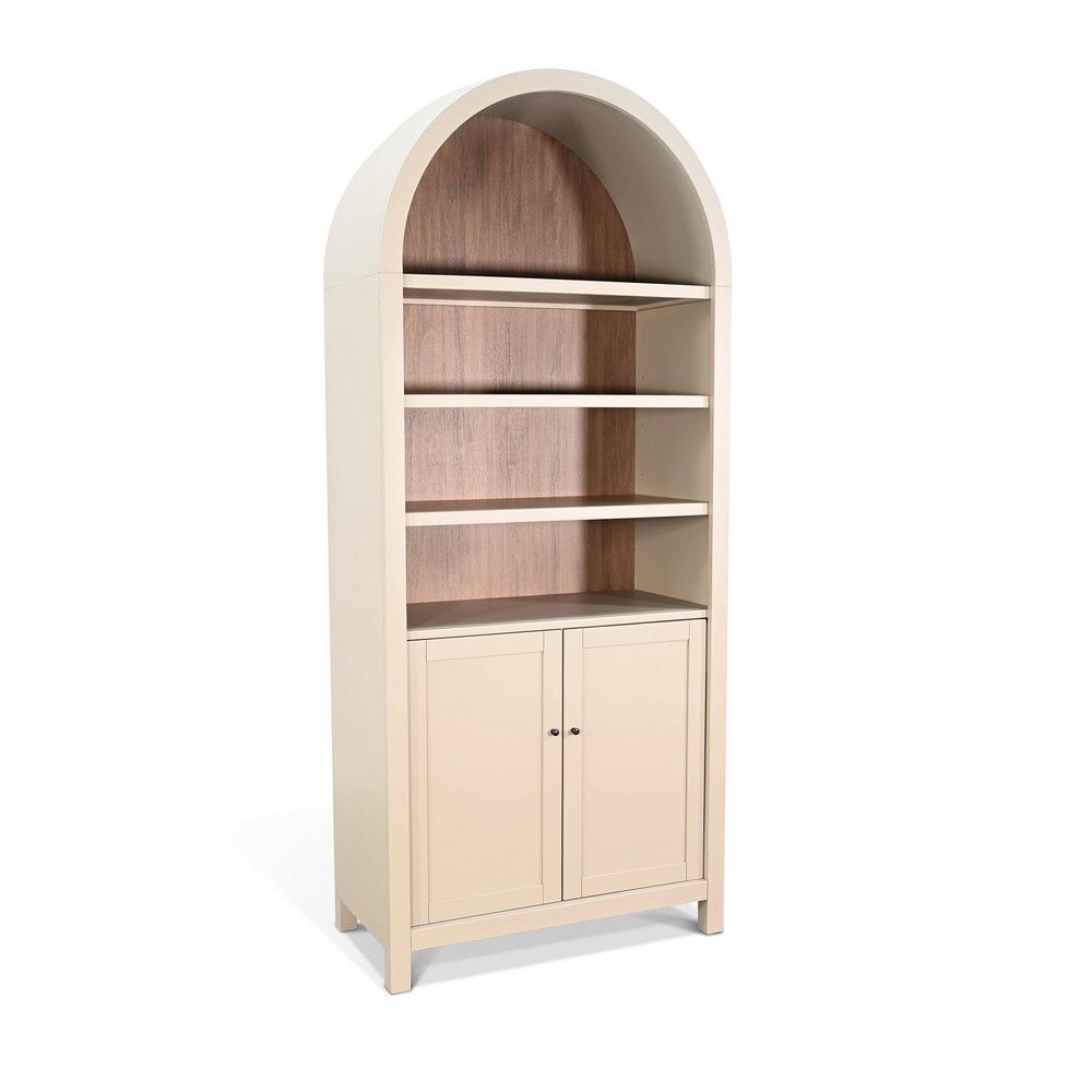 Picture of Curve Display Cabinet - White