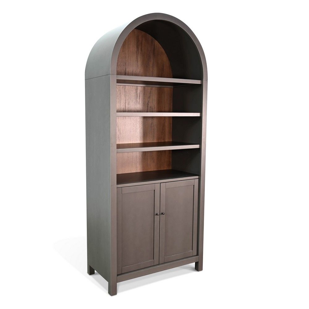 Picture of Curve Display Cabinet - Gray