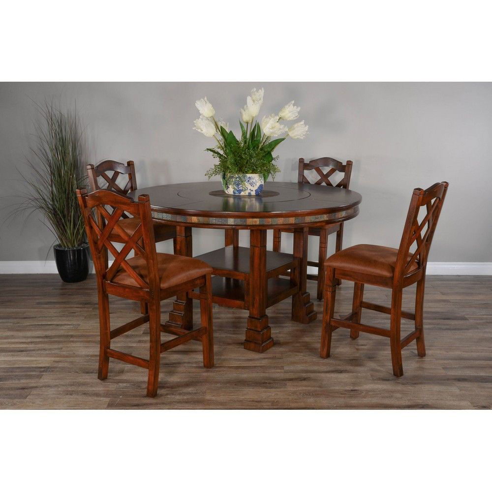 Picture of Santa Fe Lazy Susan Dining and Gathering Table