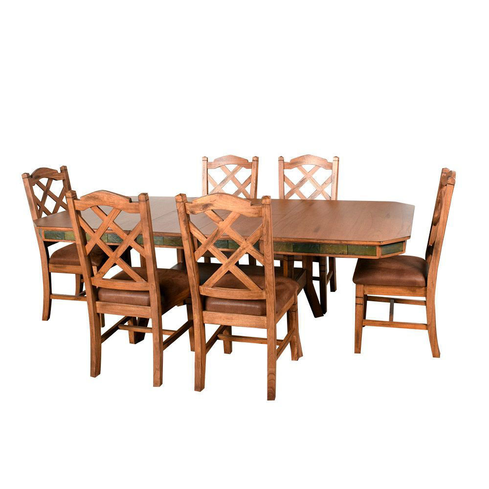 Picture of Sedona 7-Piece Dining With Six Double Crossback Chair