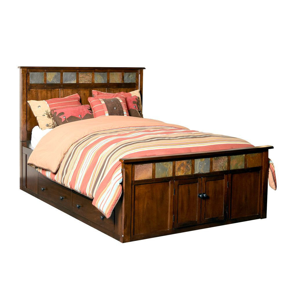 Picture of Santa Fe Captain's Bed - King