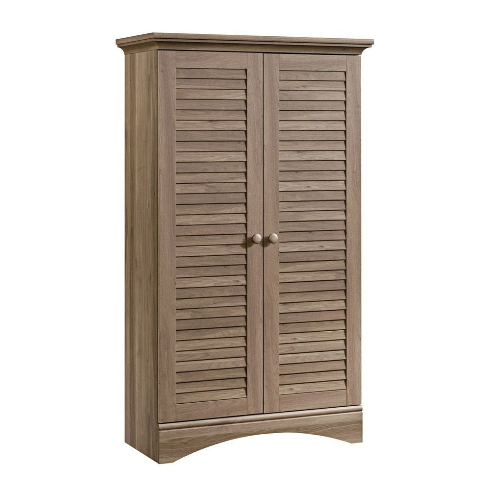 Harbor View Storage Cabinet - Salt Oak | American Home Furniture and