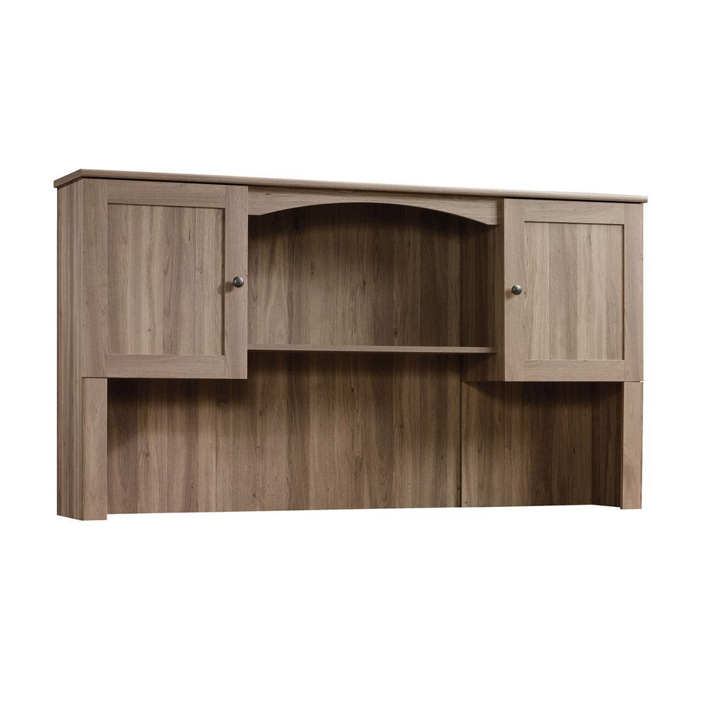 Sauder harbor view store bookcase salt oak