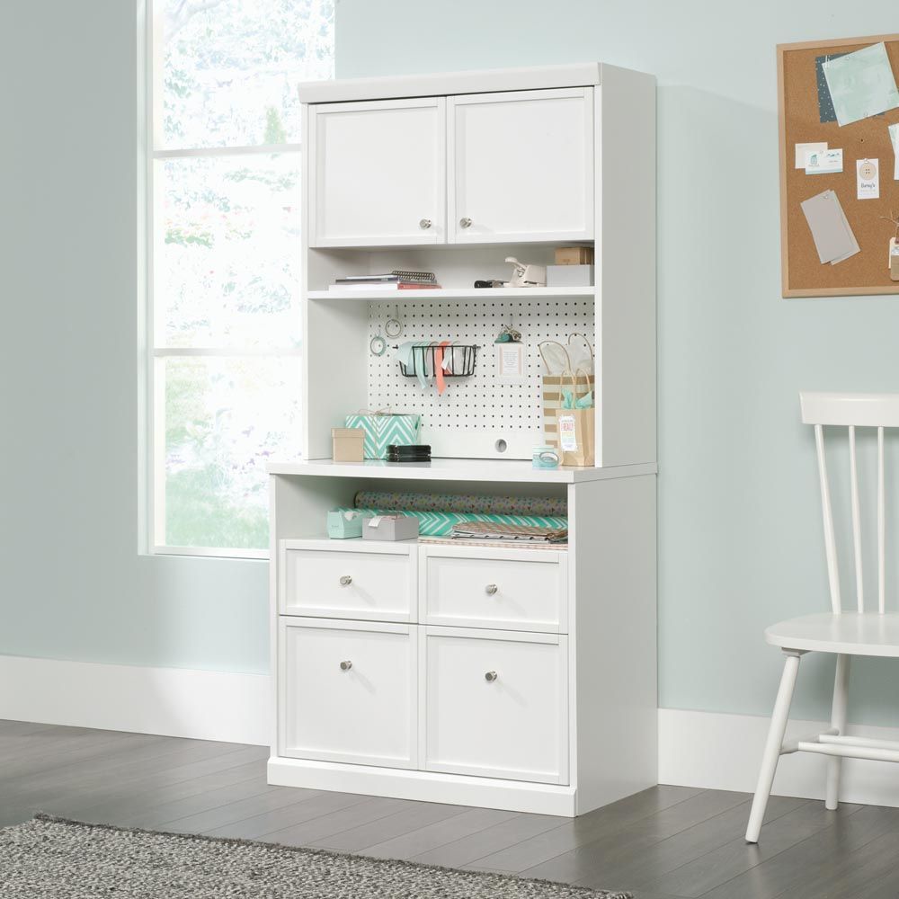 Crafting Storage Cabinet - Soft White