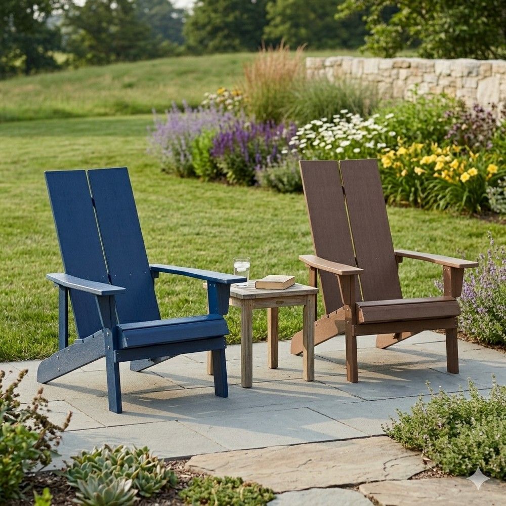 Picture of Key Outdoor Adirondack Chair - Brown