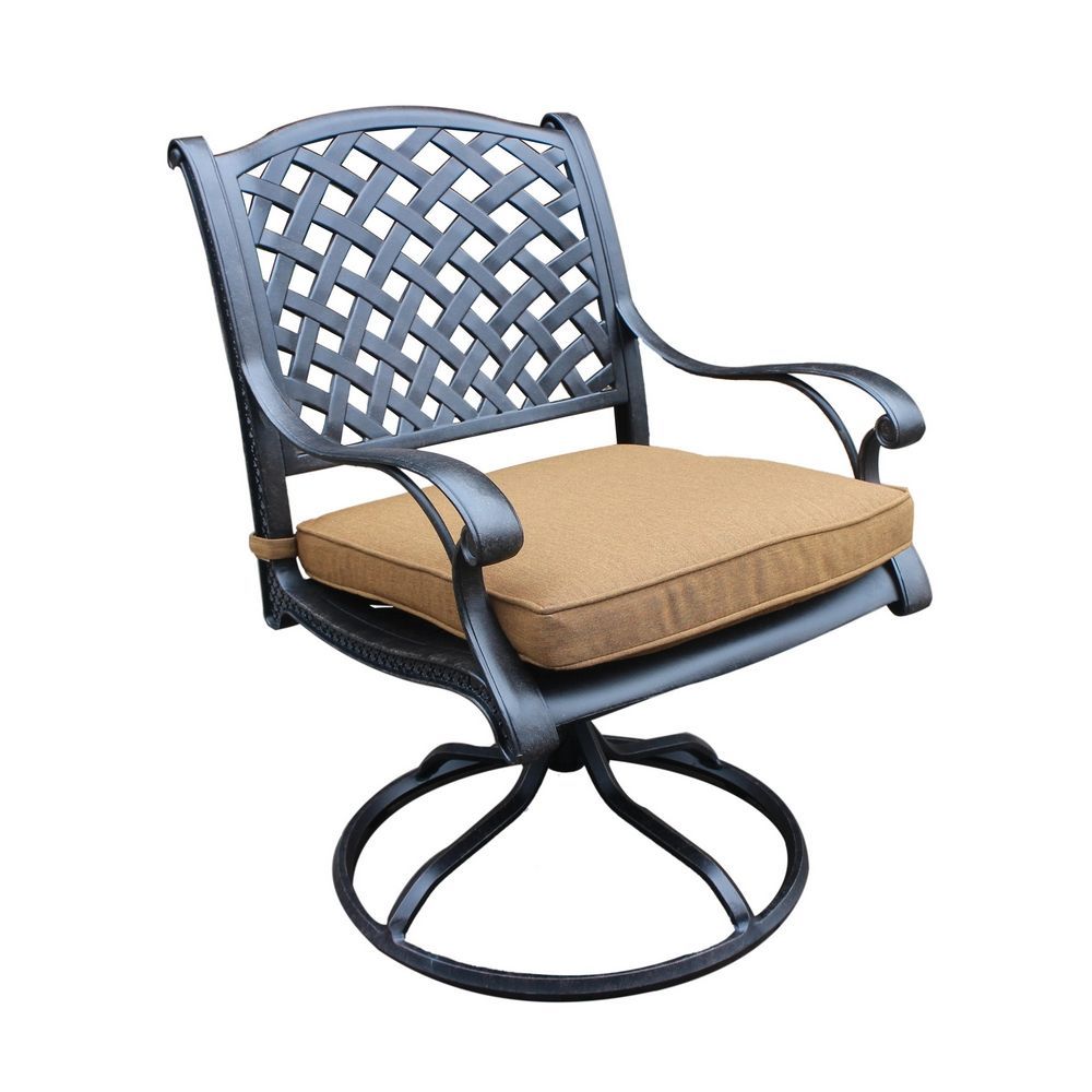 Cast aluminum swivel rocker patio online chairs