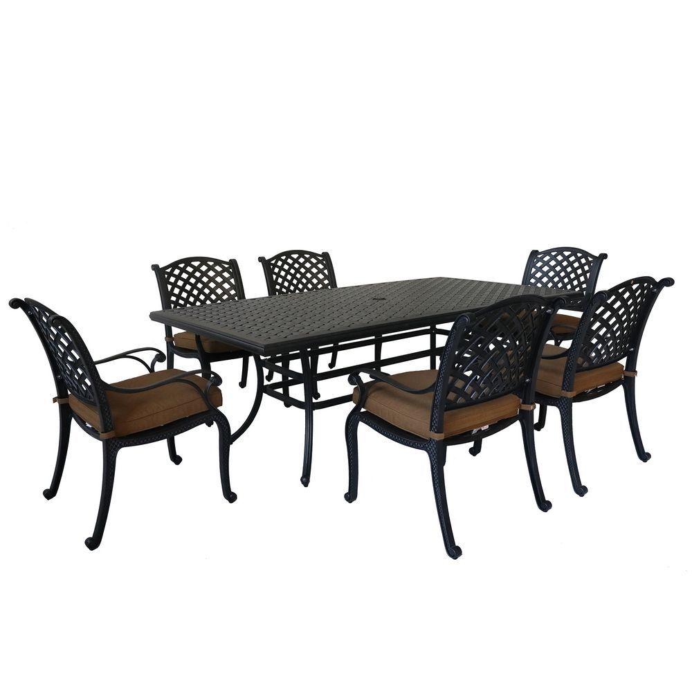 Picture of Taos 2 Outdoor 7-Piece Patio Set with Arm Chairs