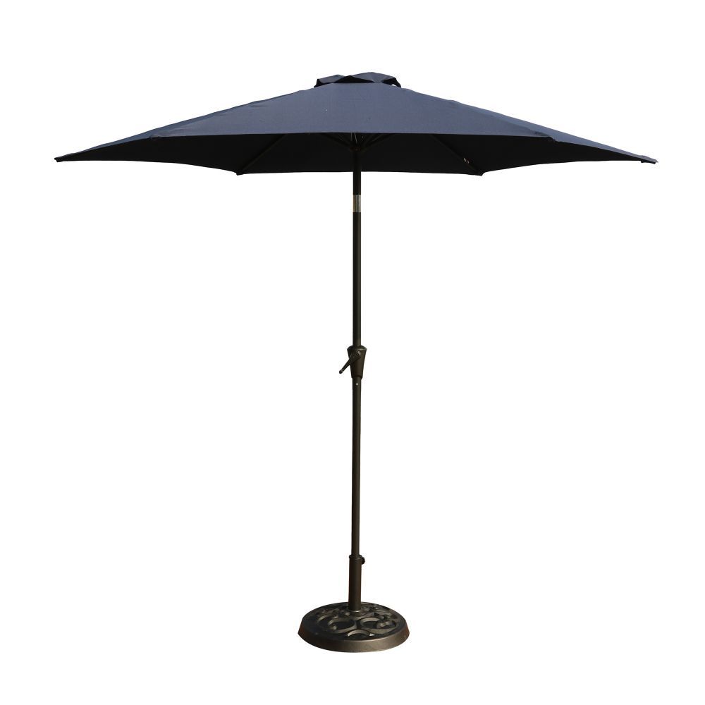 9' Umbrella - Navy Blue | American Home Furniture and Mattress