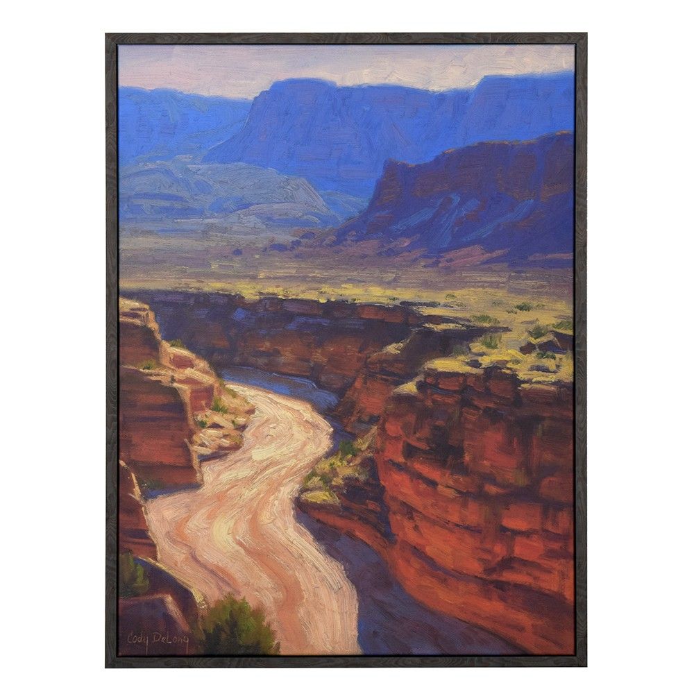 Picture of Around the Bend Framed Canvas by Cody DeLong