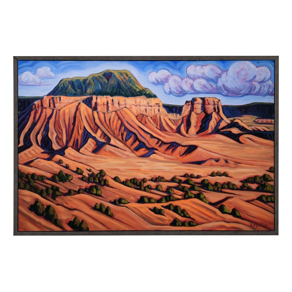 Picture of Rio Puerco Framed Canvas by Elisabeth Porter