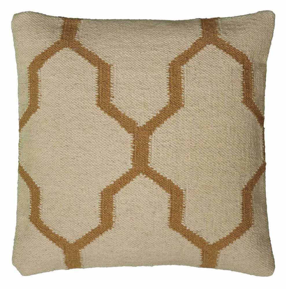 Picture of Beige Moroccan Woven Pillow