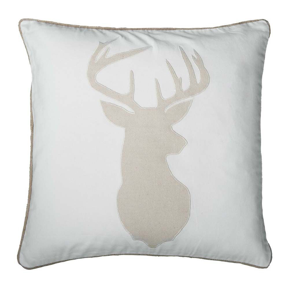 Picture of Cream and White Deer Pillow
