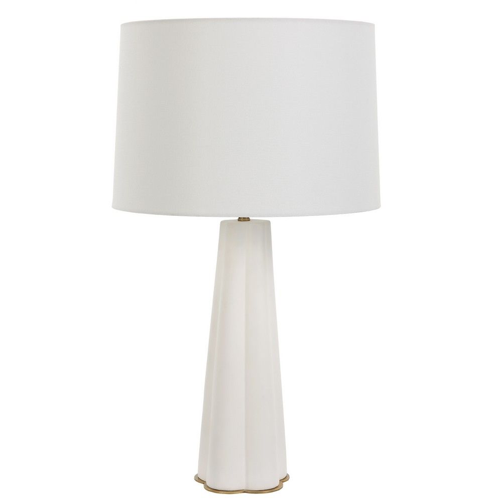 Picture of Clover Table Lamp - Satin White