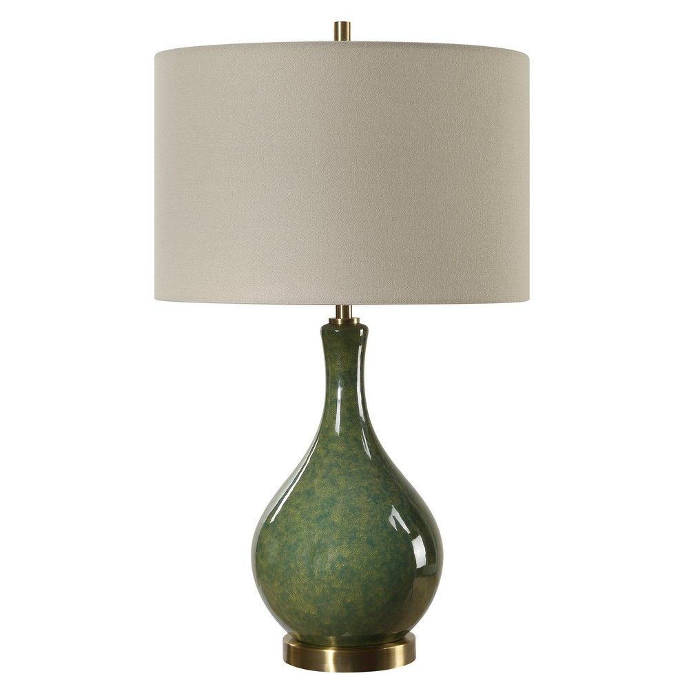 Picture of Jade Table Lamp - Emerald Green