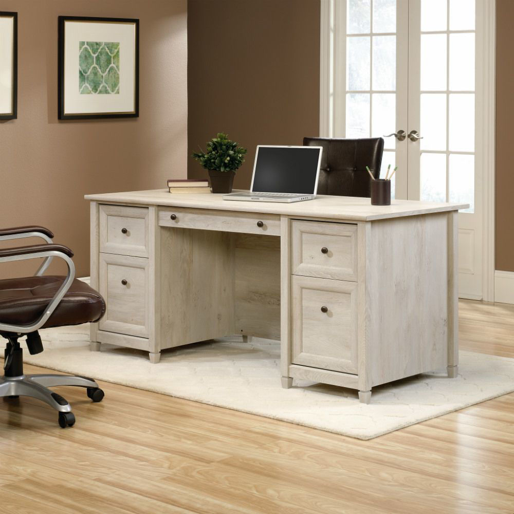 Picture of Edge Water Executive Desk - Chalked Chestnut