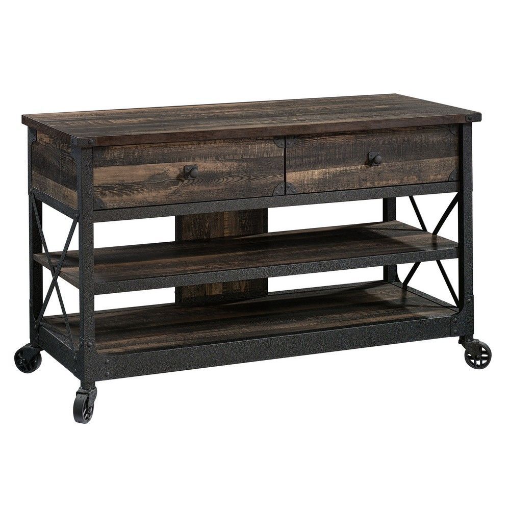 Picture of Steel River TV Stand - Carbon Oak