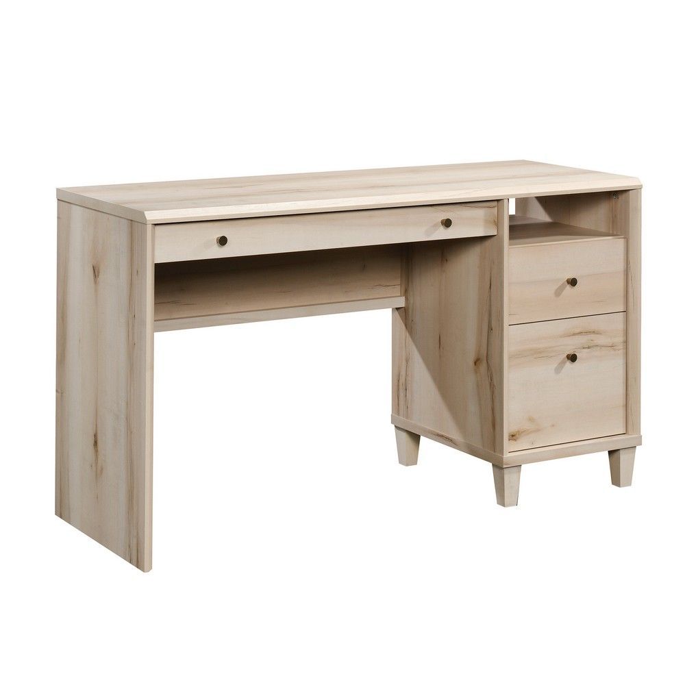 Picture of Willow Place Single Pedestal Desk - Pacific Maple